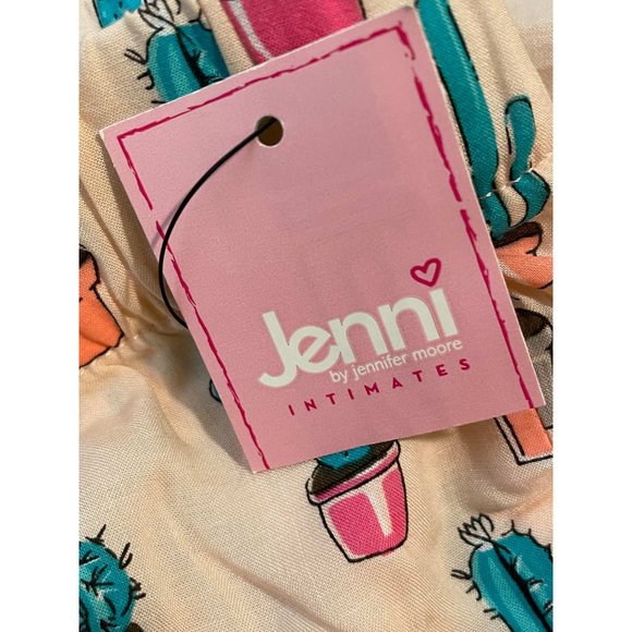 JENNI by Jennifer Moore Printed Boxer Pajama Shorts MEDIUM (310) - Picture 4 of 5